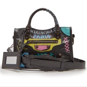 Balenciaga Graffiti classics city mini
